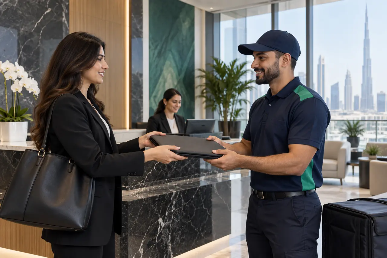 Free laptop collection from an office in Dubai